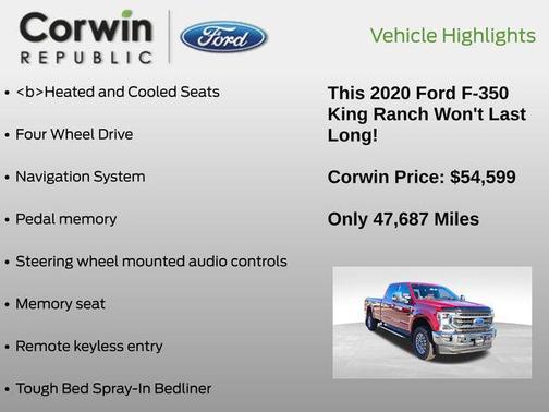 2020 Ford F-350 King Ranch