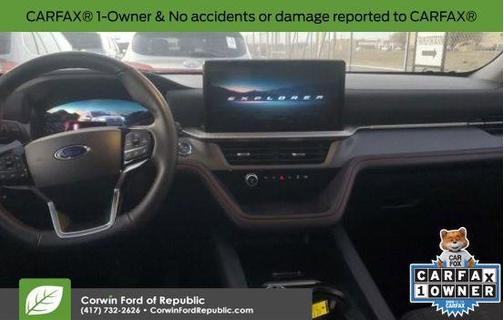 AGATE BLACK METALLIC 2025 Ford Explorer ST-Line