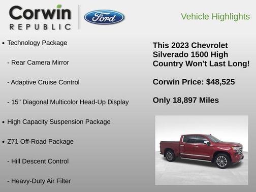 2023 Chevrolet Silverado 1500 High Country