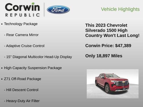 2023 Chevrolet Silverado 1500 High Country