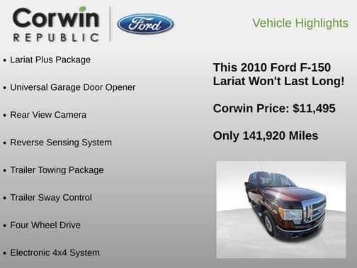 2010 Ford F-150 Lariat SuperCab