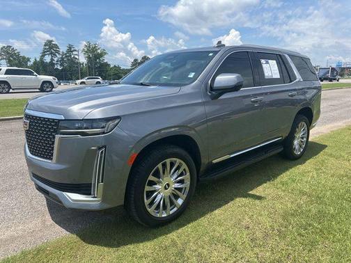 Satin Steel Metallic 2021 Cadillac Escalade Premium Luxury