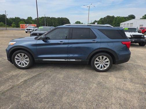 Blue Metallic 2020 Ford Explorer Limited