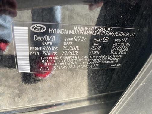 2022 Hyundai SANTA FE SEL 2.4