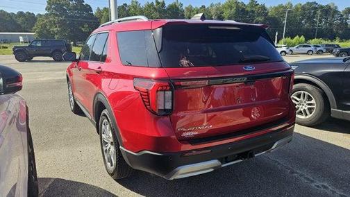 Rapid Red Metallic Tinted Clearcoat 2026 Ford Explorer Platinum