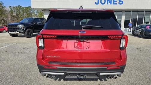 Rapid Red Metallic Tinted Clearcoat 2025 Ford Explorer Platinum