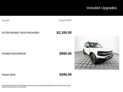 2025 Ford Bronco Sport Outer Banks