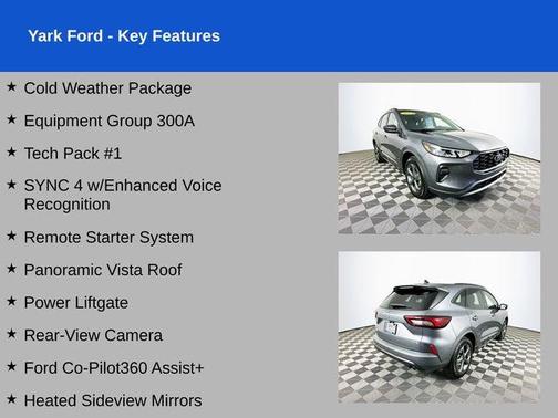 Gray Metallic 2024 Ford Escape ST-Line