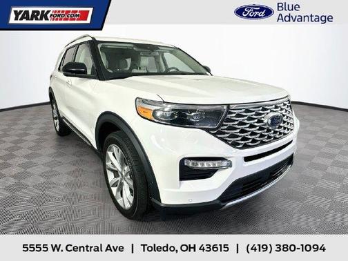 Star White 2021 Ford Explorer Platinum