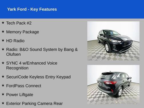 Black Metallic 2023 Ford Escape Active