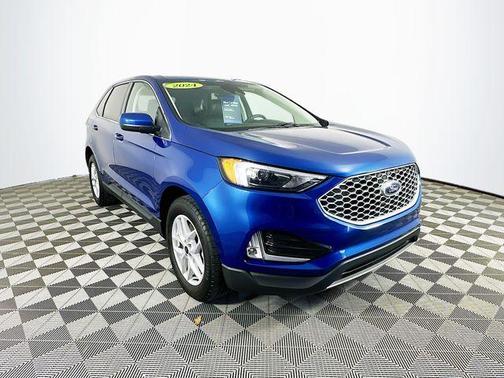 Atlas Blue Metallic 2024 Ford Edge SEL