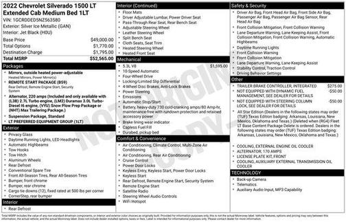 2022 Chevrolet Silverado 1500 LT