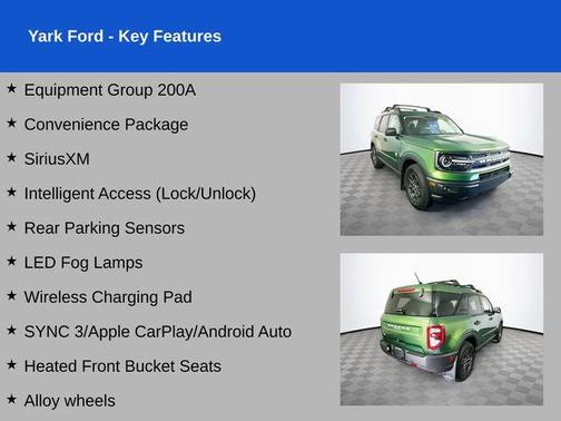 Eruption Green Metallic 2023 Ford Bronco Sport Big Bend