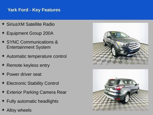 Magnetic Metallic 2017 Ford Escape SE