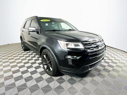 Shadow Black 2018 Ford Explorer XLT