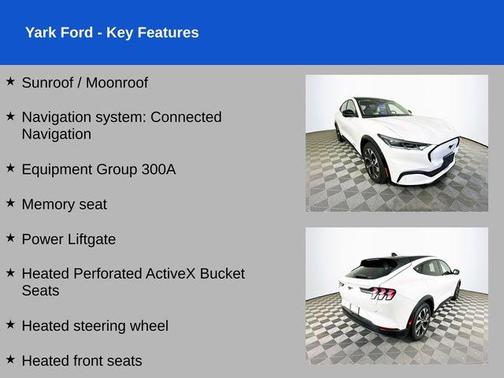 Star White 2023 Ford Mustang Mach-E Premium