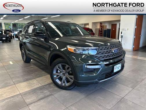 Forged Green Metallic 2023 Ford Explorer XLT