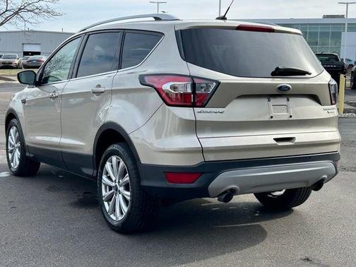 White Gold Metallic 2017 Ford Escape Titanium