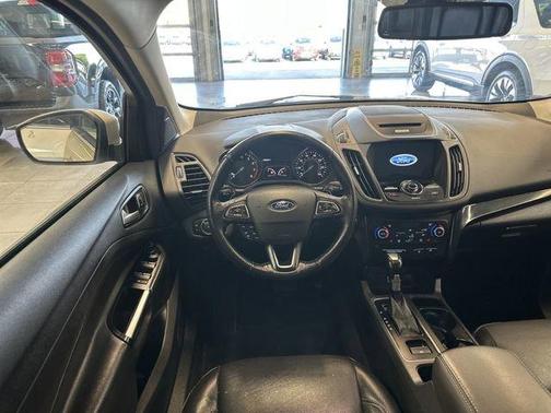 White Gold Metallic 2017 Ford Escape Titanium