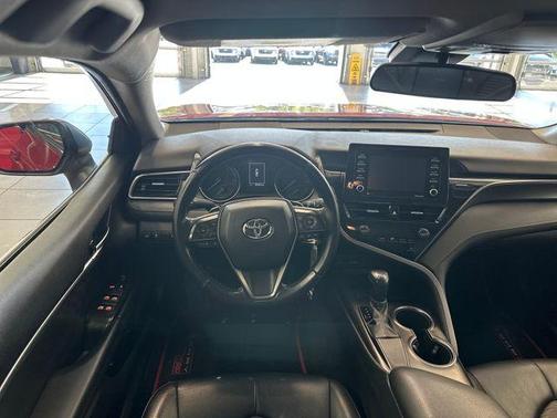 Red 2021 Toyota Camry SE