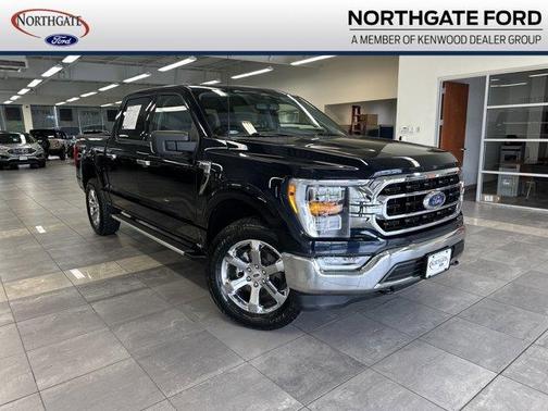 Antimatter Blue Metallic 2022 Ford F-150 XLT