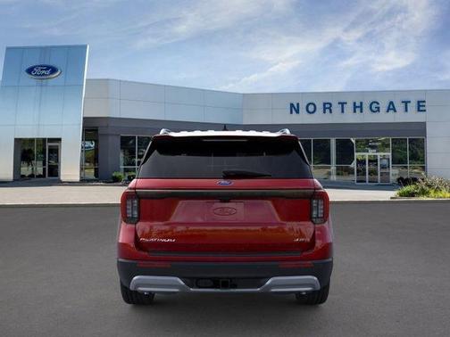 Rapid Red Metallic Tinted Clearcoat 2026 Ford Explorer Platinum