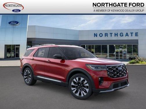 Rapid Red Metallic Tinted Clearcoat 2026 Ford Explorer Platinum