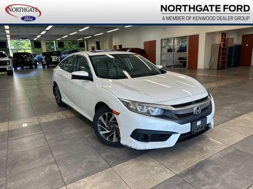 White Orchid Pearl 2016 Honda Civic EX