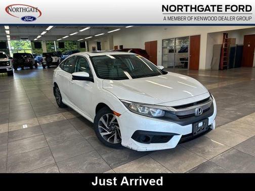 White Orchid Pearl 2016 Honda Civic EX