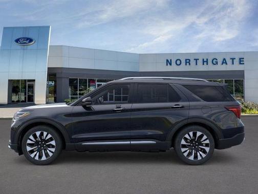 Agate Black Metallic 2026 Ford Explorer Platinum