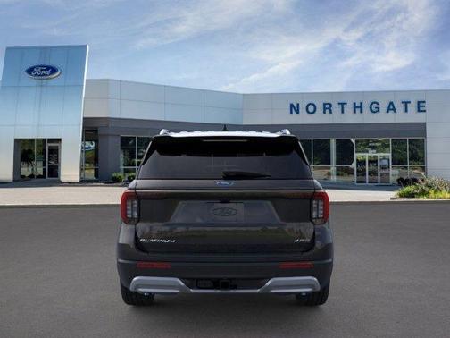 Agate Black Metallic 2026 Ford Explorer Platinum