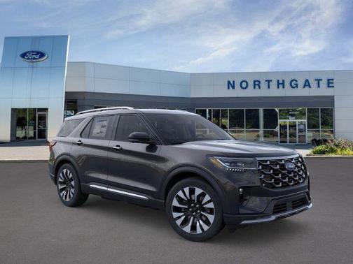 Agate Black Metallic 2026 Ford Explorer Platinum