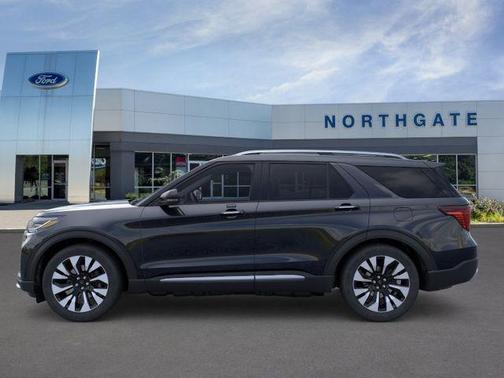 Agate Black Metallic 2026 Ford Explorer Platinum