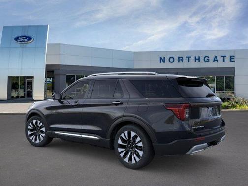 Agate Black Metallic 2026 Ford Explorer Platinum