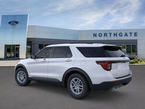 Space White Metallic 2026 Ford Explorer Active