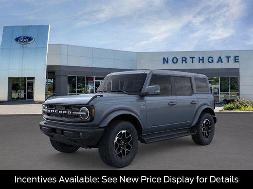 Azure Gray Metallic 2025 Ford Bronco Outer Banks