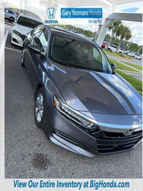 Gray 2019 Honda Accord LX