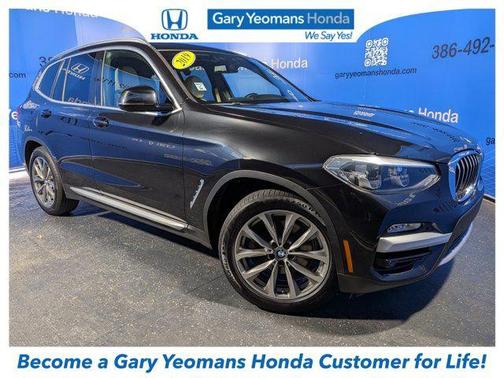 Black Sapphire Metallic 2019 BMW X3 xDrive30i