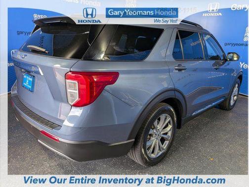 Blue 2021 Ford Explorer XLT