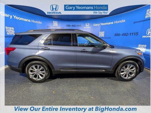 Blue 2021 Ford Explorer XLT