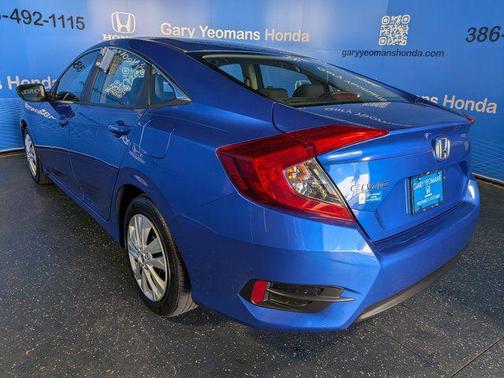 Aegean Blue Metallic 2017 Honda Civic LX