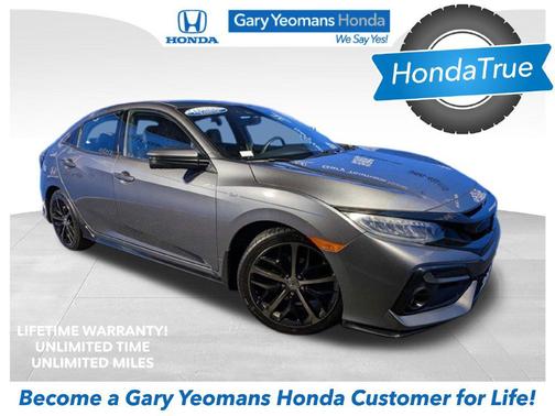 Gray 2021 Honda Civic Sport Touring