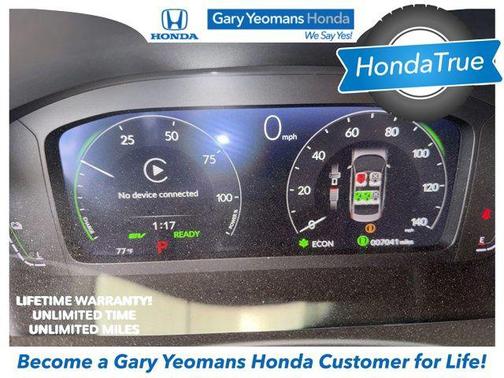 Platinum White Pearl 2025 Honda Civic Hybrid Sport Touring