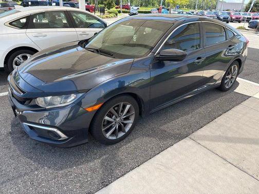 Cosmic Blue Metallic 2020 Honda Civic EX-L