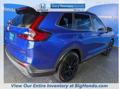 Blue 2024 Honda CR-V Hybrid Sport Touring AWD
