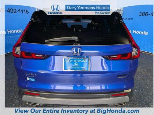 Blue 2024 Honda CR-V Hybrid Sport Touring AWD