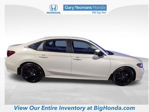 PLATINUM WHITE 2026 Honda Civic Sport