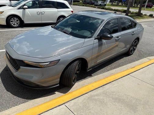 Urban Gray Pearl 2023 Honda Accord Hybrid Sport