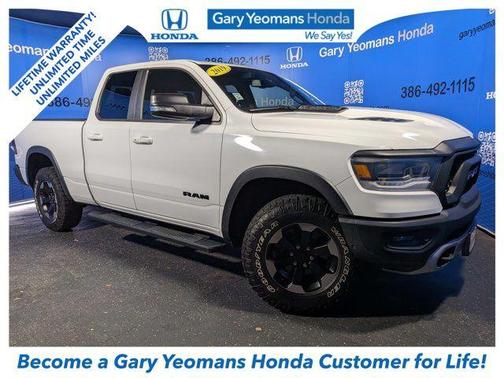 Bright White Clearcoat 2019 RAM 1500 Rebel