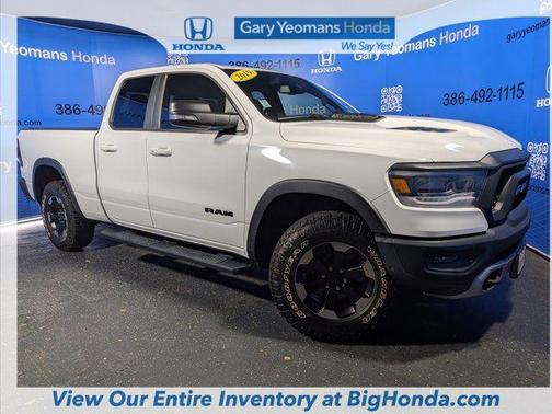 Bright White Clearcoat 2019 RAM 1500 Rebel
